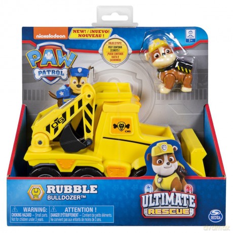 Figurka z pojazdem Psi Patrol Ultimate Rescue, Rubble [FIGURKA]