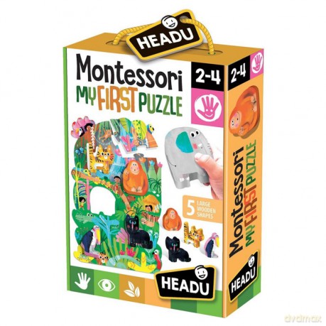 HEADU Montessori Pierwsze puzzle - Dżungla [GRA]