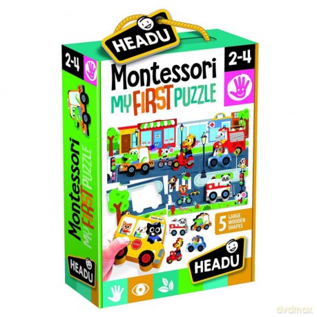 HEADU Montessori Pierwsze puzzle - Miasto [GRA]