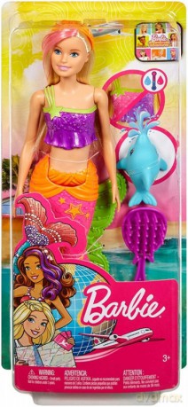 Lalka Barbie zaczarowana syrena