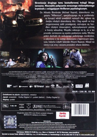 Millennium: Dziewczyna która igrała z ogniem [DVD]
