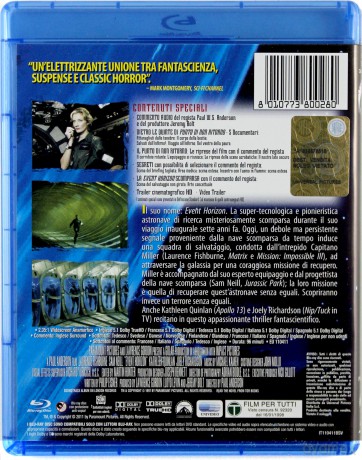 Event Horizon (Ukryty wymiar) [Blu-Ray]