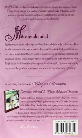 Romans historyczny 11: Miłosny skandal - Mary Balogh [książka]