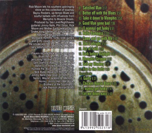 Rick Moore: Better Off With The Blues [CD]