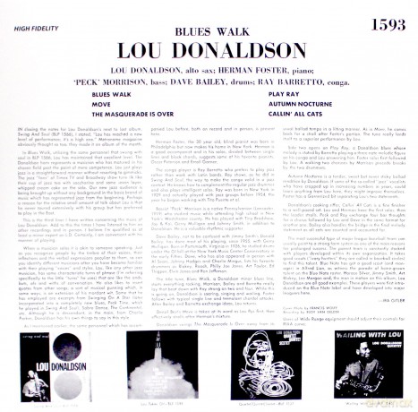 Lou Donaldson: Blue Walk [Winyl]