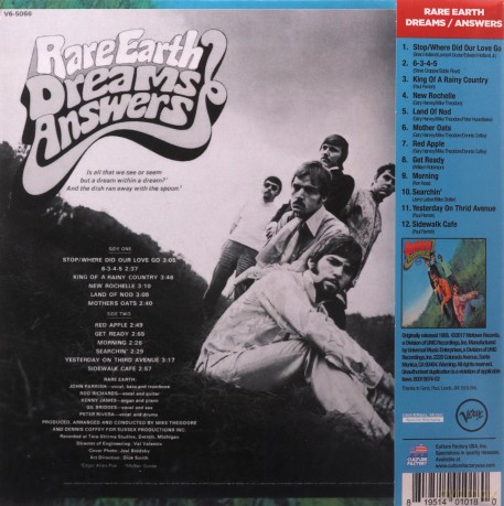 Rare Earth: Dreams/Answers [CD]