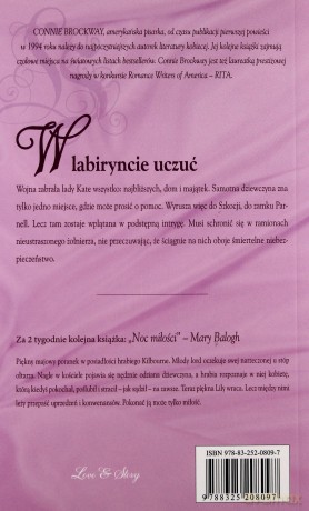 Romans historyczny 22: W labiryncie uczuć - Connie Brockway [książka]