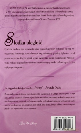Romans historyczny 25: Słodka uległość - Connie Brockway [książka]