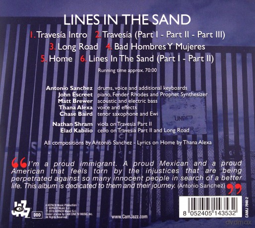 Antonio Sanchez: Lines In The Sand [CD]