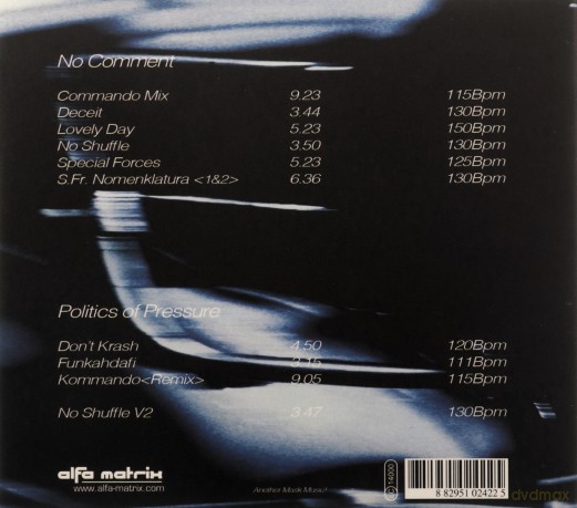 Front 242: No Comment + Politics Of Pressure [CD]