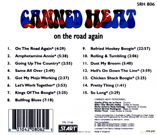 Canned Heat: On The Road Again [CD]
