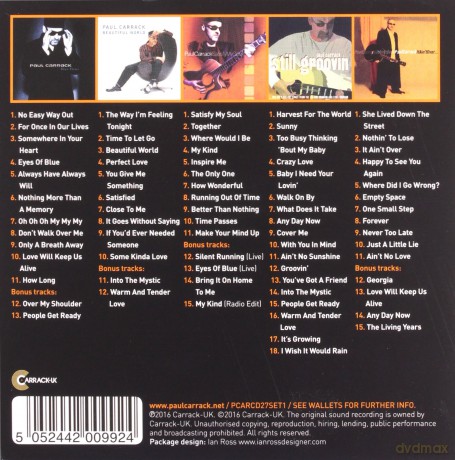 Paul Carrack: Original Album Series - Vol 1 [5CD]
