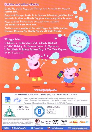 Peppa Pig Bubbles And Other Stories [DVD]