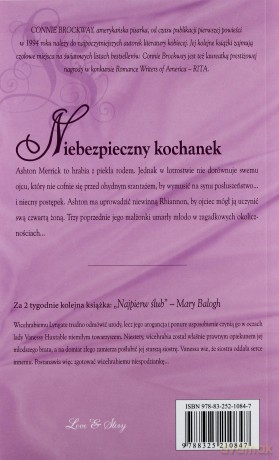 Romans historyczny 40: Niebezpieczny kochanek - Connie Brockway [książka]