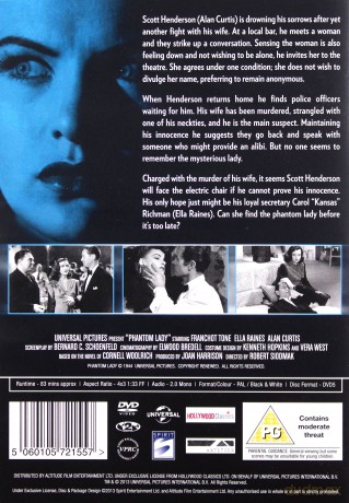 Phantom Lady (Tajemnicza dama) [DVD]