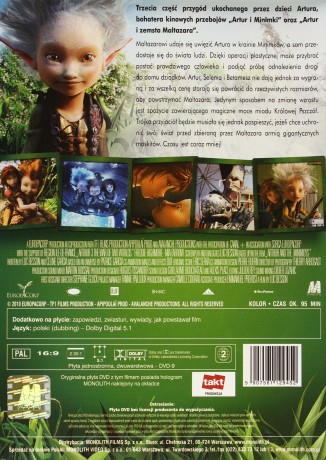 Artur i Minimki 3: Dwa Światy [DVD]