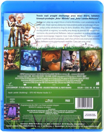 Artur i Minimki 3: Dwa Światy [Blu-Ray]