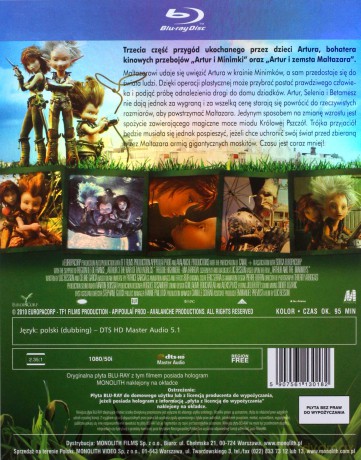 Artur i Minimki 3: Dwa Światy [Blu-Ray]