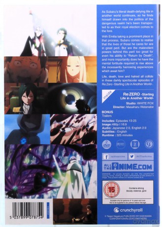 Re:Zero - Part 2 Standard Edition [2DVD]