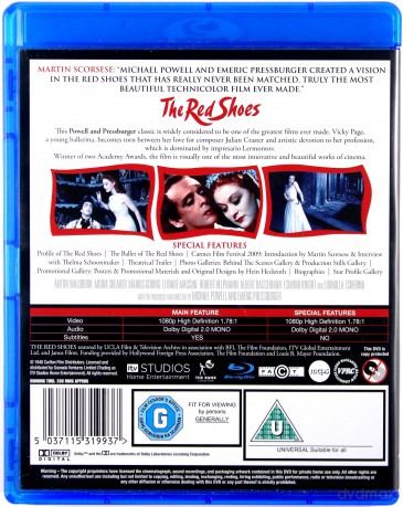 Red Shoes (Czerwone pantofelki) [Blu-Ray]