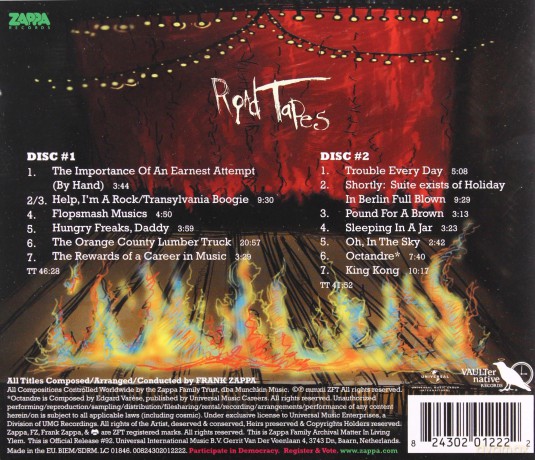 Frank Zappa: Road Tapes Venue 1 [2CD]