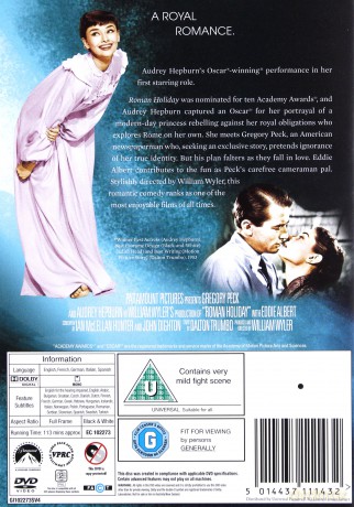 Rzymskie wakacje [DVD]