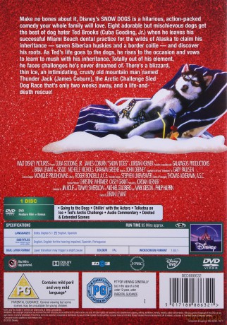 Snow Dogs (Śnieżne Psy) (Disney) [DVD]