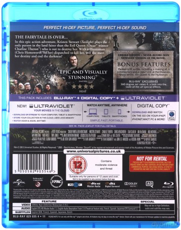 Snow White The Huntsman Winters War (Królewna Śnieżka i Łowca / Łowca i Królowa Lodu) [2xBlu-Ray]