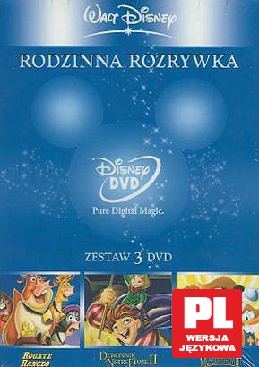 Kolekcja Disneya dla chłopców: Rogate ranczo / Dzwonnik z Notre Dame II / Trzej Muszkieterowie: Mickey, Donald, Goofy [3DVD]