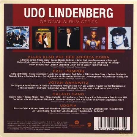 Udo Lindenberg: Original Album Series [BOX] [5CD]