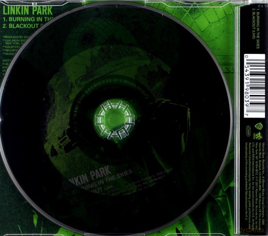 Linkin Park: Burning In The Skies (maxi-single) [CD]