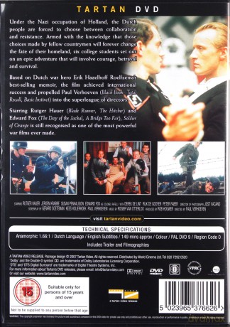 Soldier Of Orange (Paul Verhoeven) (Żołnierz Orański) [DVD]