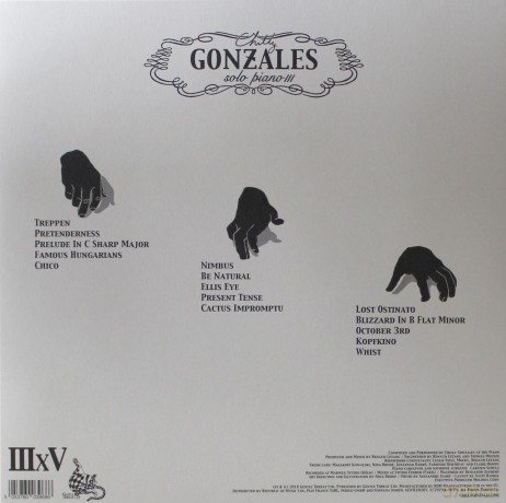 Chilly Gonzales: Solo Piano III [2xWinyl]
