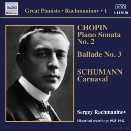 Sergei Rachmaninov: Solo Piano Recordings 1 [CD]