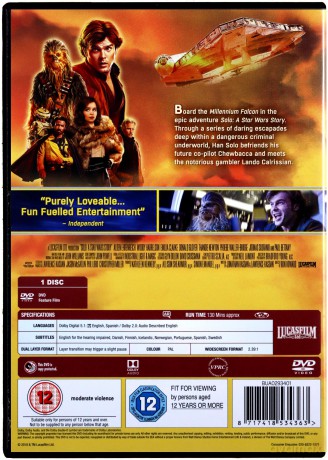Solo: A Star Wars Story [DVD]