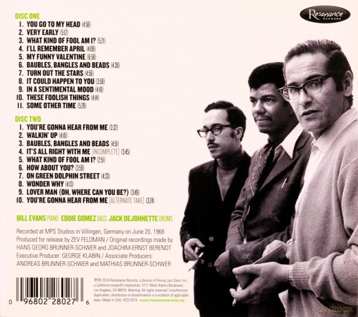 Bill Evans: Some Other Time: The Lost Session From The Black Forest [2CD]