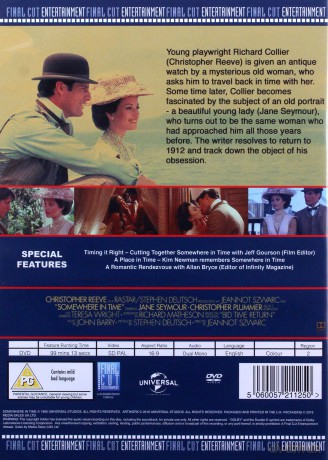 Somewhere In Time [DVD]