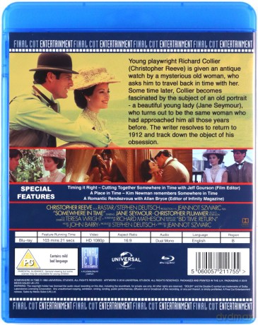 Somewhere In Time (Gdzieś w czasie) [Blu-Ray]