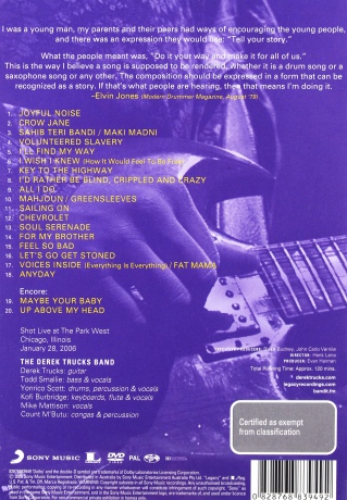 Derek Trucks Band: Songlines Live [DVD]
