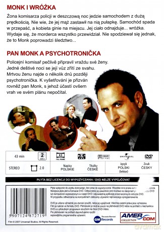 Monk 01: Monk i Wróżka [DVD]
