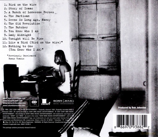 Leonard Cohen: Songs From A Room [CD]