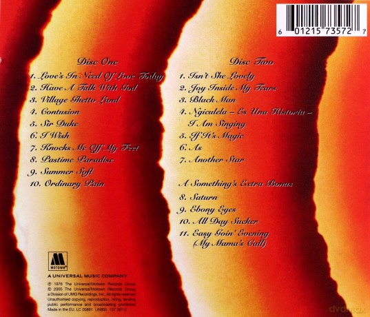 Stevie Wonder: Songs In The Key Of Life [2CD]