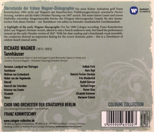 Fischer-Dieskau: Tannhauser [3CD]