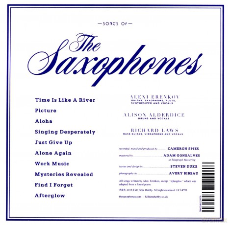 Saxophones: Songs Of The Saxophones [CD]
