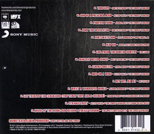 Sons Of Anarchy - Music From Seasons 1-4 [CD]