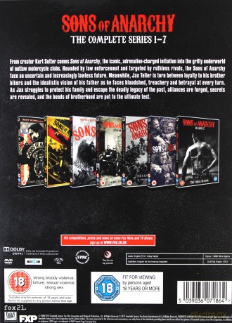 Sons Of Anarchy Complete Season 1-7 [30DVD]