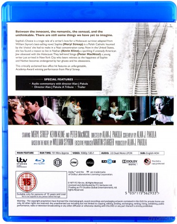 Sophies Choice (Wybór Zofii) [Blu-Ray]