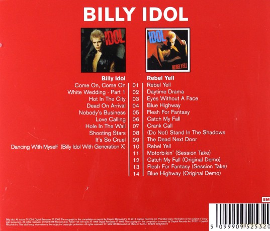 Billy Idol: Billy Idol / Rebel Yell (Limited) [2CD]