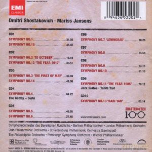 Mariss Jansons: Complete Symphonies [10CD]