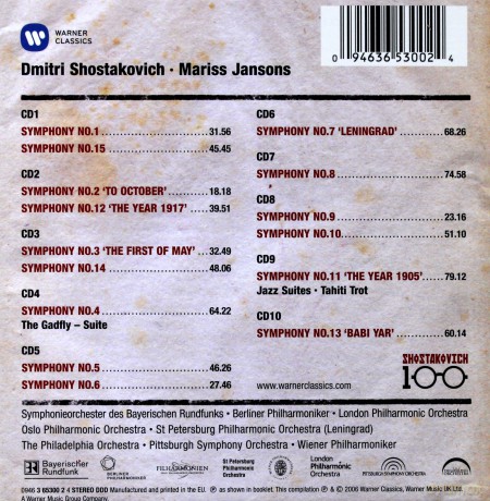 Mariss Jansons: Complete Symphonies [10CD]